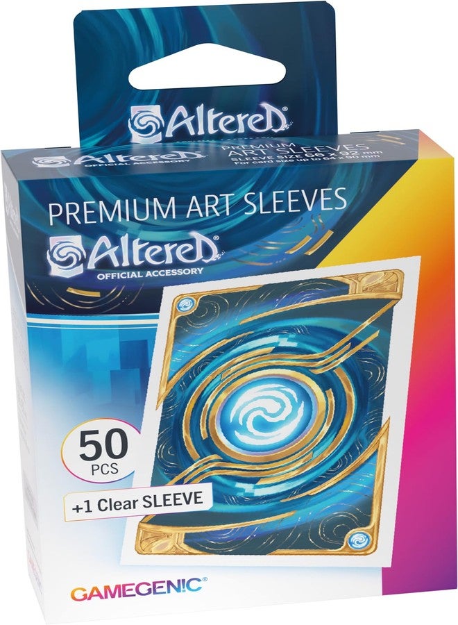 Asmodee Altered The Crow's Eye Art Sleeves (50-Pack) - Officially Licensed Standard-Sized TCG Card Protectors, Vibrant Full-Color Faction Designs, Durable with Great Shuffle Feel, Made by Gamegenic - Image 1