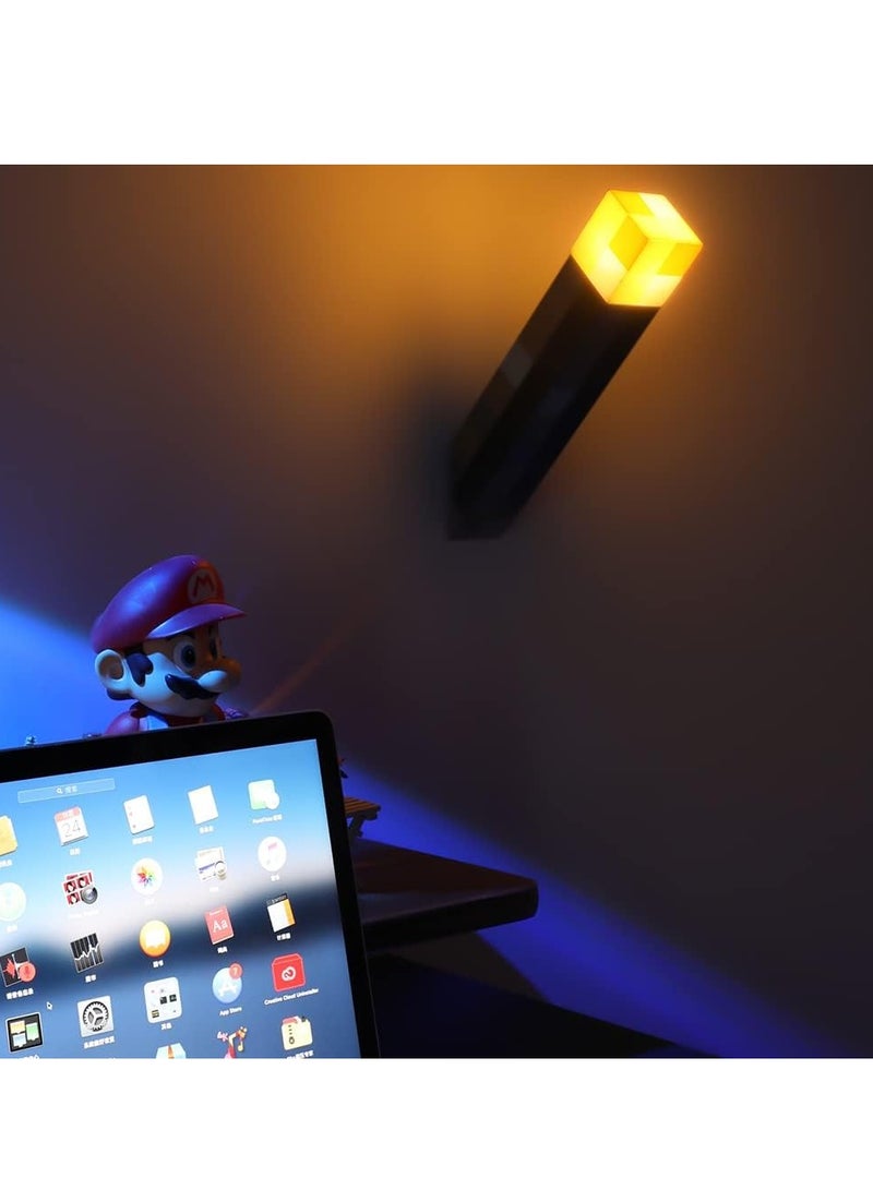 Minecraft wall lamp replica, plastic Minecraft torch lamp toy, gift, decoration. - Image 4