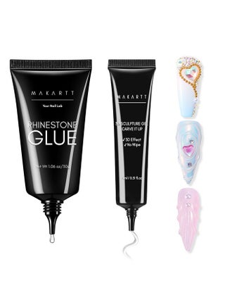 Nail Rhinestone Glue With 3D Nail Gel Kit Nail Charm Glue Super Strong Gel Nail Glue For Nail 3D Sculpting Gel For Drawing Molding Embossed And Decoration Diy Nail Art - pzsku/ZE8F02E6254B70501583DZ/45/_/1721023719/380c6fc7-a97f-40e5-a2ca-6dfeb2eb2c5e