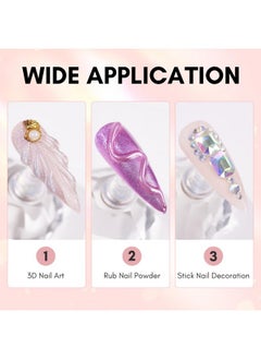 MAKARTT Nail Rhinestone Glue With 3D Nail Gel Kit Nail Charm Glue Super Strong Gel Nail Glue For Nail 3D Sculpting Gel For Drawing Molding Embossed And Decoration Diy Nail Art  - Image 3