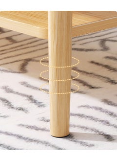 NKX Modern 2 Layer Coffee Table with Storage table 100 CM  - Image 5