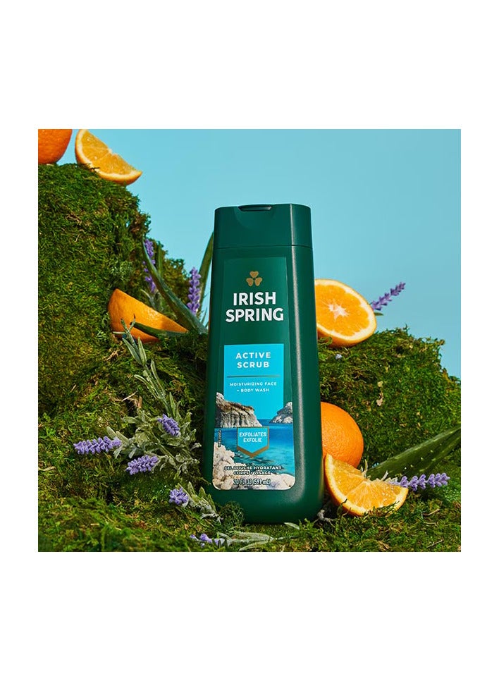 أيريش سبرينج غسول الجسم المقشر النشط، 20 أونصة، 591 مل - Image 1