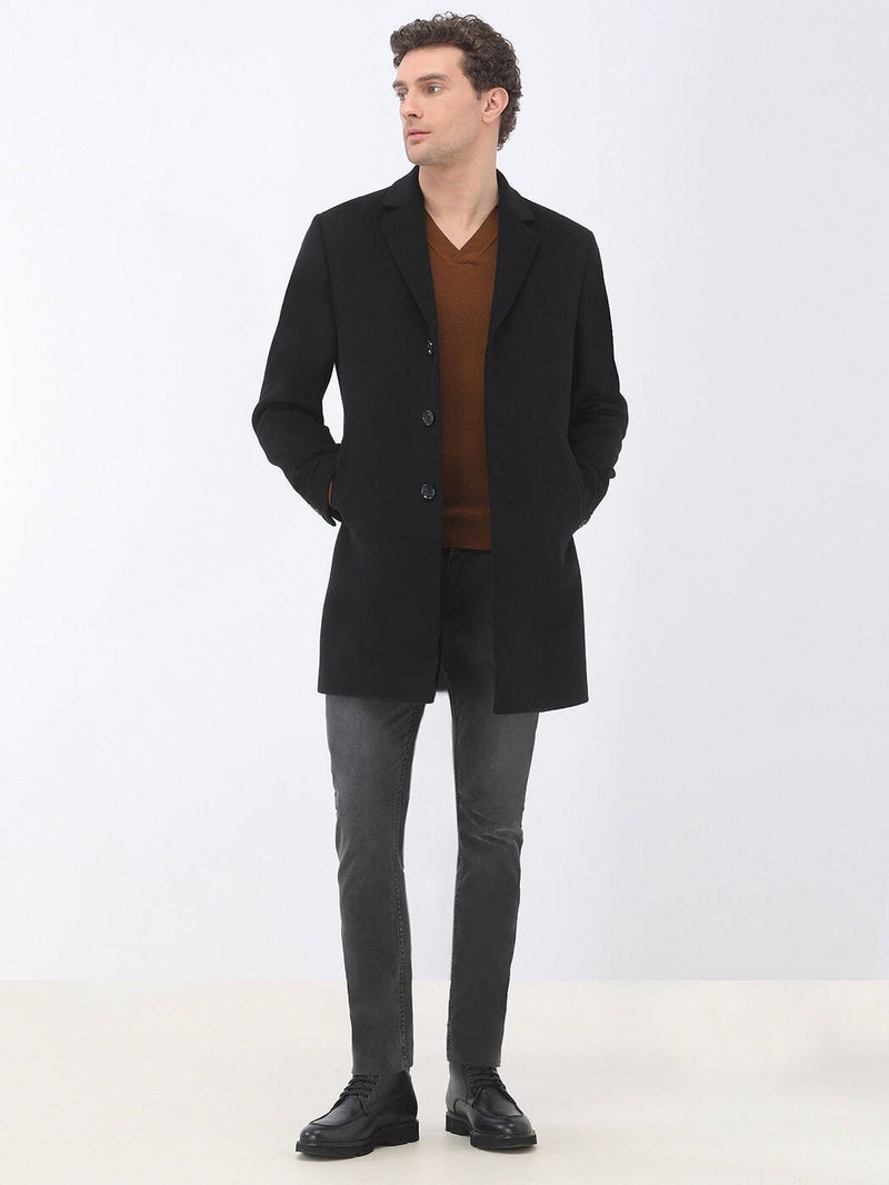 Kip Black Woven Coat  - Image 1