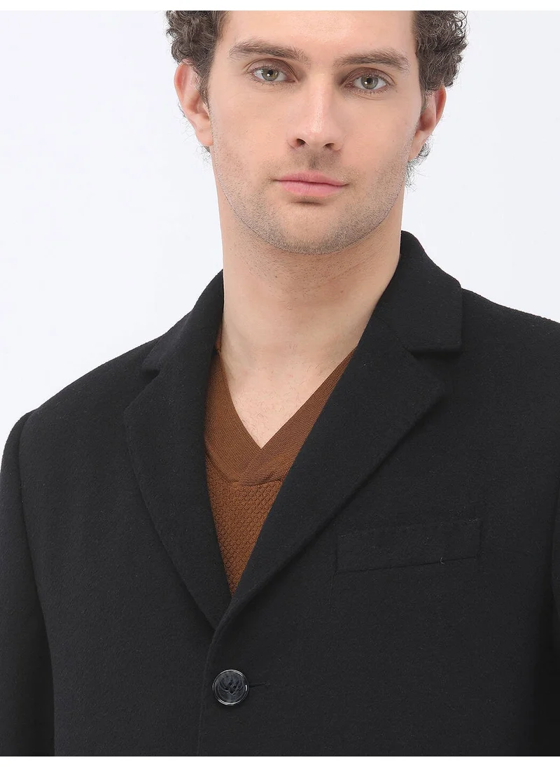 كيب Black Woven Coat