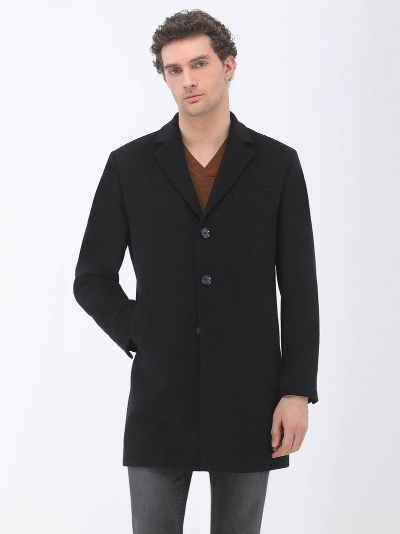 Kip Black Woven Coat  - Image 2