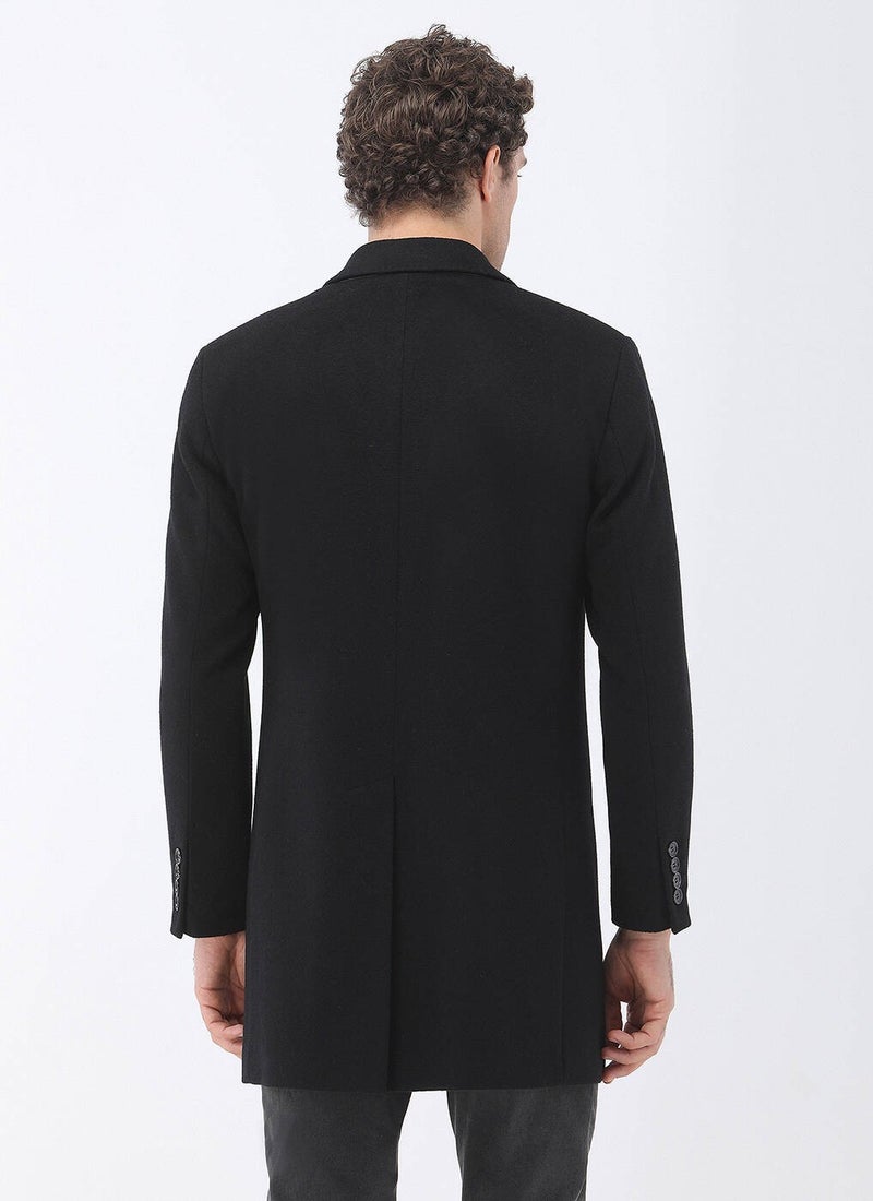 Kip Black Woven Coat  - Image 5