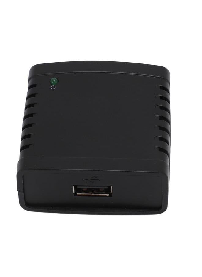 Thoraya - USB Print Server 100Mbps High Speed Wireless Print Server USB to RJ45 Interface Print Share Server Adapter for Office EU Plug 100‑240V - Image 1