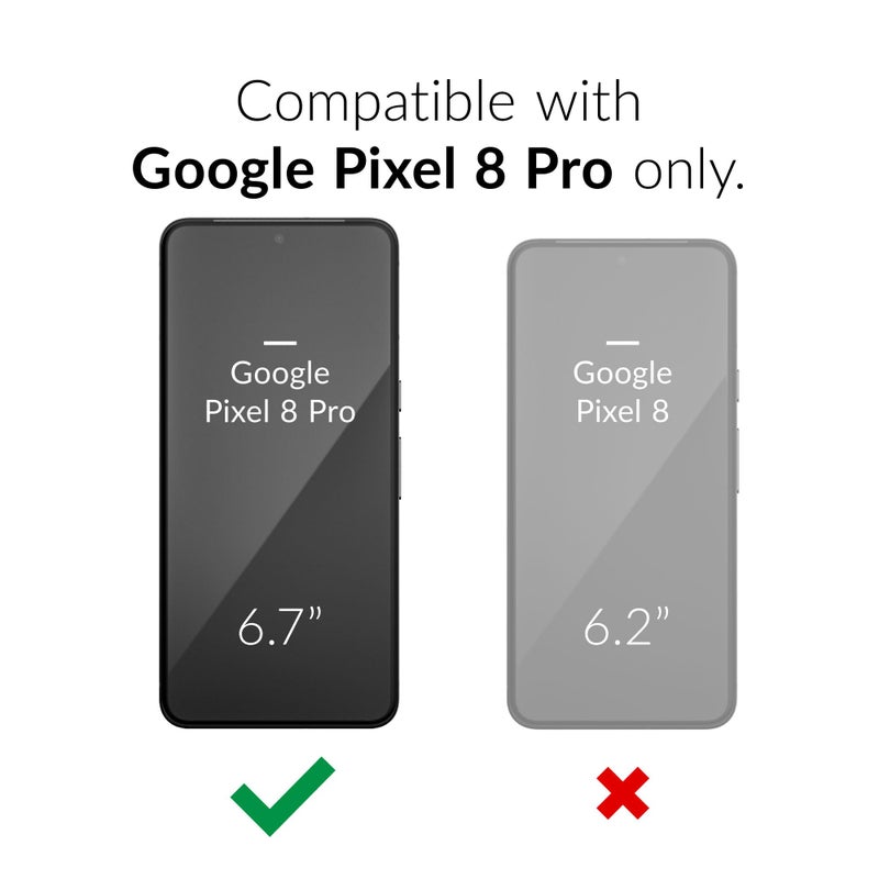 Crave for Google Pixel 8 Pro Case, Shockproof Protection Dual Layer Case for Google Pixel 8 Pro (6.7 inch) - Forest Green - Image 2