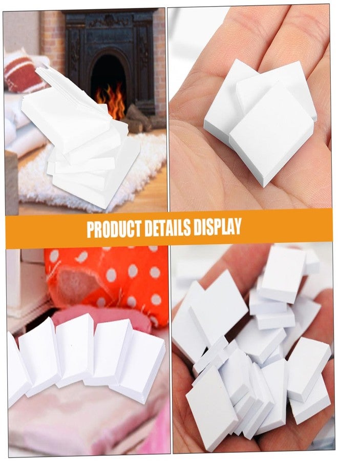 Sosoport 25Pcs Miniature Books for Dollhouse Mini Blank Books Model for DIY Mini Books Ornaments Dollhouse Book Decor Photo Prop 0.82 X 0.62 X 0.11In - Image 3