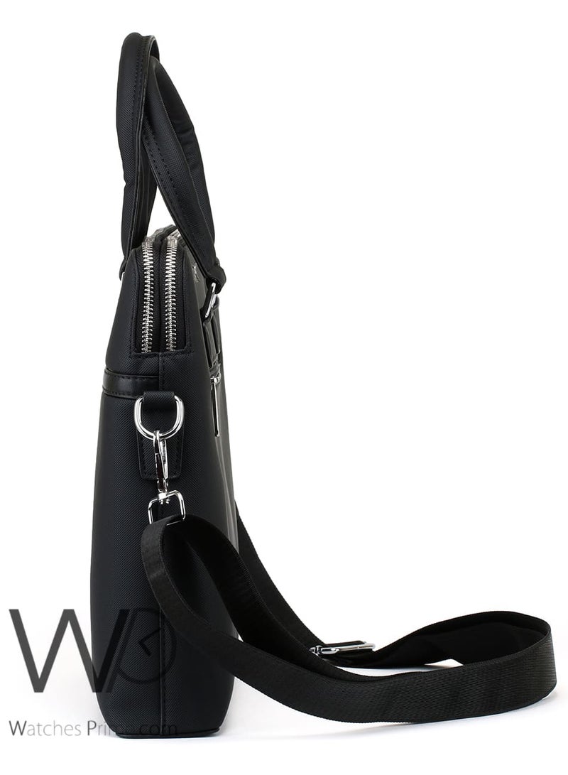 Lacoste Black Business Briefcase Handbag Men's - Image 3