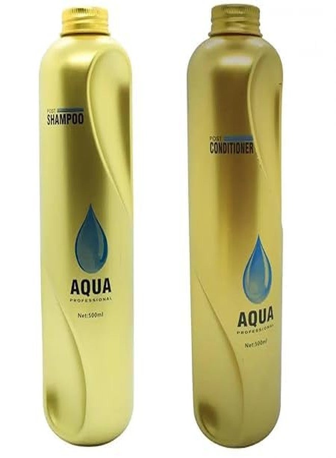 Aqua Professional Shampoo and Conditioner Set, 500ml, Gold, Pack of 1