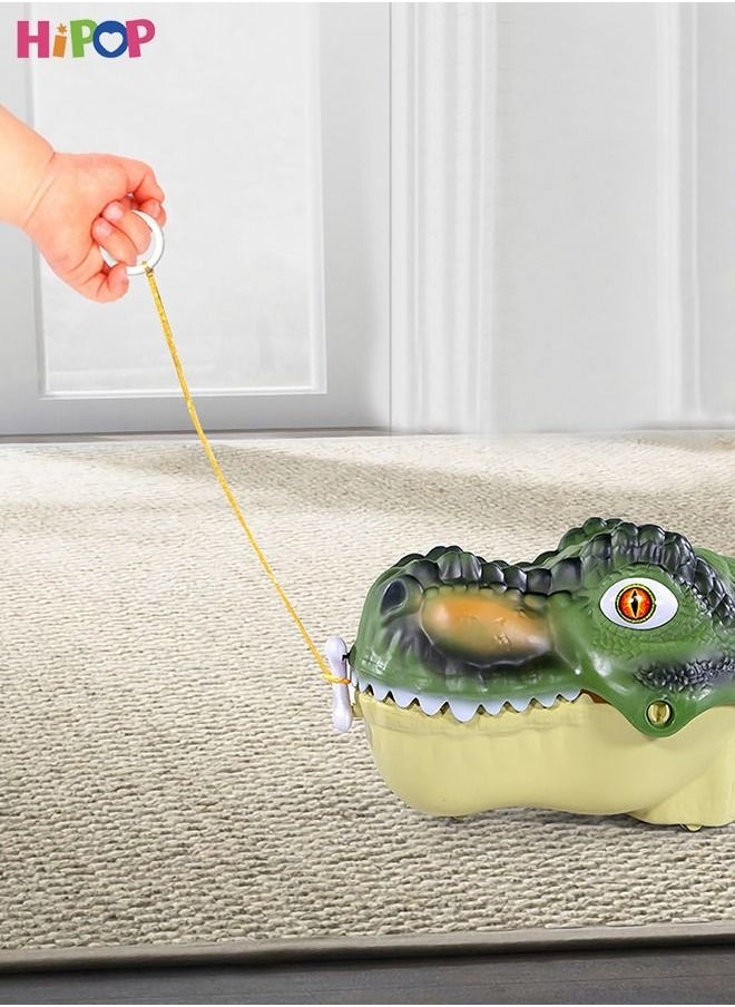 HIPOP - Dinosaur Toys With Dinosaur Figures, Activity Play Mat & Trees For Creating A Dino World Including Pterosaurs, Triceratops, Dinosaur Head Storge Design, Perfect Dinosaur Playset - Image 1