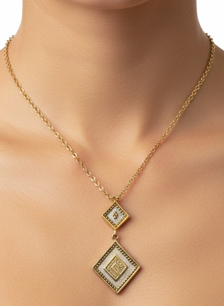 بي تي سي إيلا - سلسله فضة مطليه بالذهب (SIL0558) - Image 1