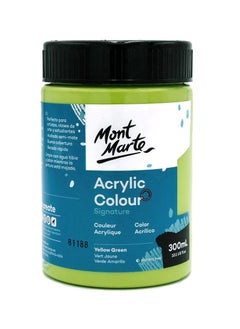 Mont Marte Mont Marte Acrylic Colour Paint 300ml - Yellow Green 