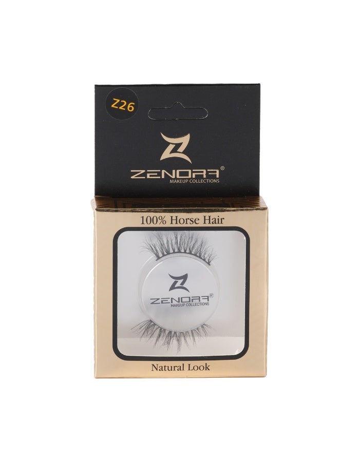 Luxury 100% Horse Hair False Eyelashes by Zenora