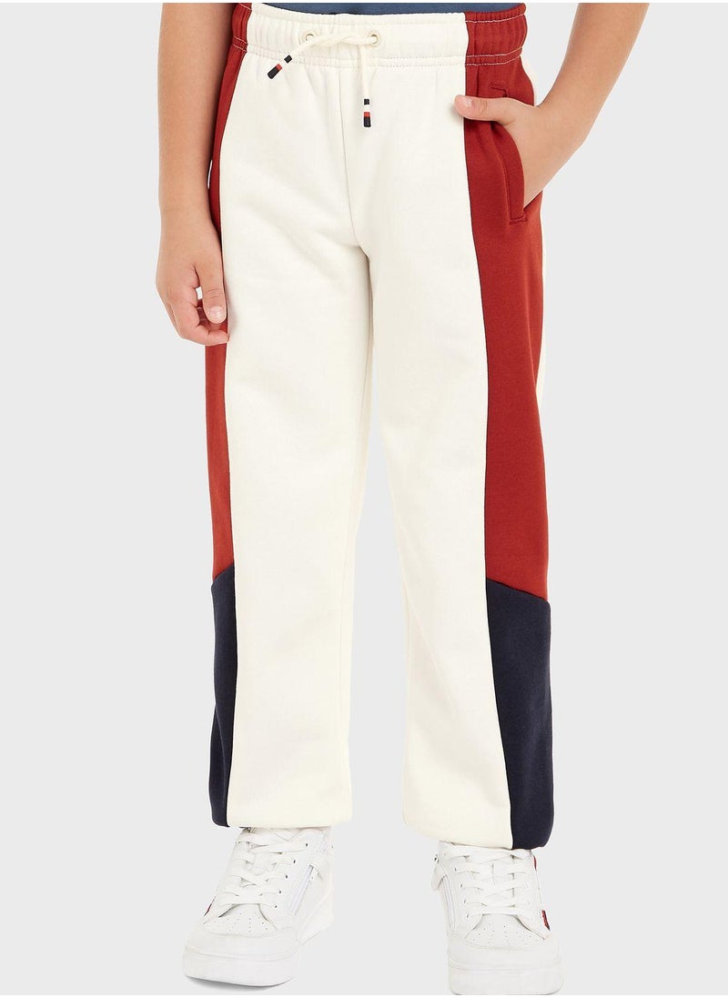 TOMMY HILFIGER Kids Coloblock Sweatpants  - Image 1