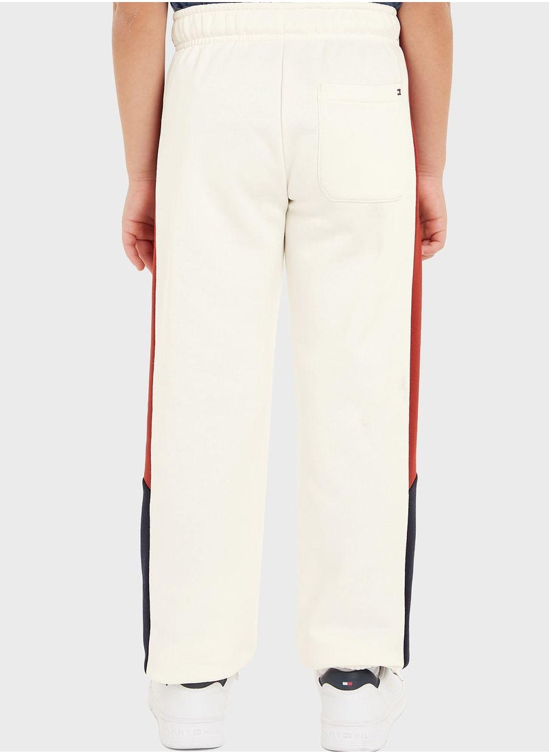 TOMMY HILFIGER Kids Coloblock Sweatpants  - Image 2