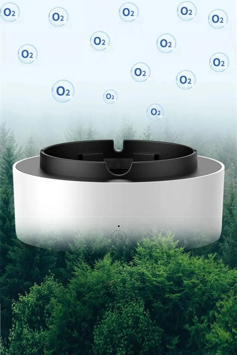 Safestore Smart Odorless Ashtray Smoke Inhaling Ashtray Filtered Air Purifier Auto Home Office