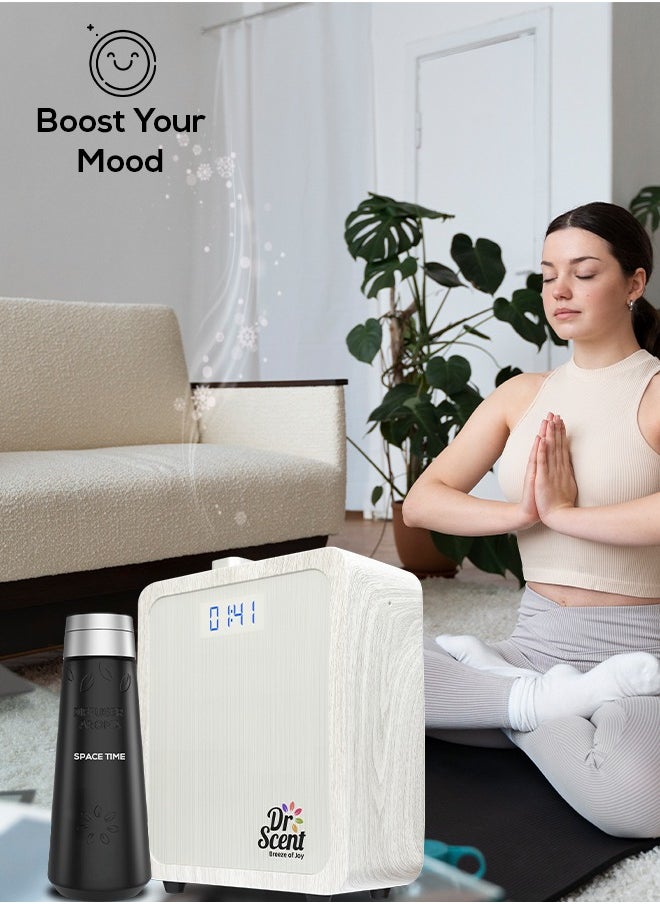 Dr Scent Dr. Scent Breeze of Joy - Space Time Premium Collection Diffuser Aroma Oil | Citrus, Sweet, Woody & Amber Notes | Perfect for Home, Office, Hotel & Spa | Made in the UK (500ml)  - Image 3