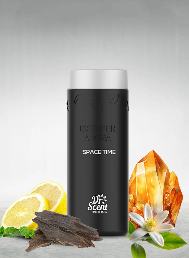 Dr Scent Dr. Scent Breeze of Joy - Space Time Premium Collection Diffuser Aroma Oil | Citrus, Sweet, Woody & Amber Notes | Perfect for Home, Office, Hotel & Spa | Made in the UK (500ml)