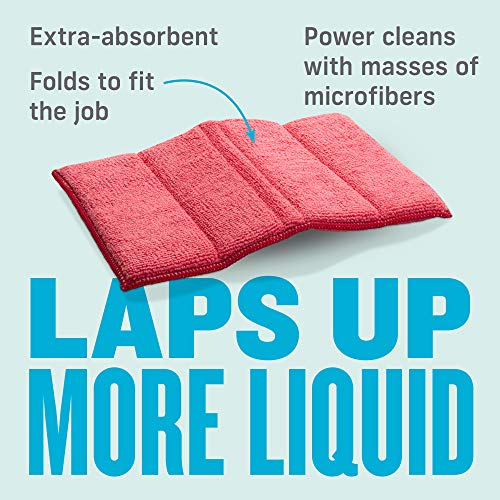 E-Cloth Cleaning Pad, Premium Microfiber Cleaning Cloth, Perfect Dish, Bathtub, Shower, and Barthroom Scrubber, Washable and Reusable, 100 Wash Guarantee, 2 Pack - Image 3