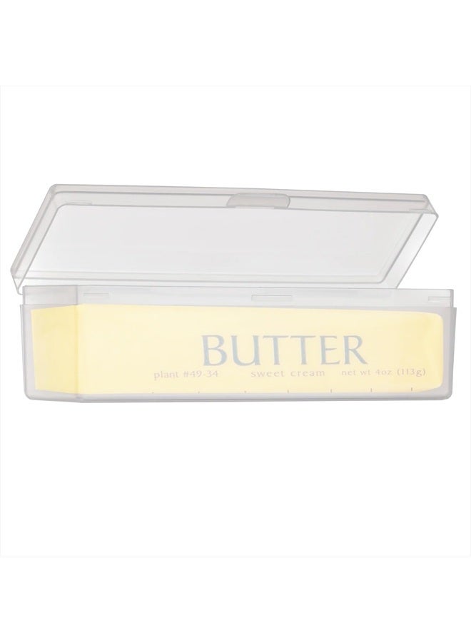 Home-X Single Stick Butter Container - Form Fitting Butter Dish Designed to Hold 1/4 lb of Butter, BPA-free Butter Dish with Lid, Durable Butter Keeper for Home Kitchen Décor - Image 2