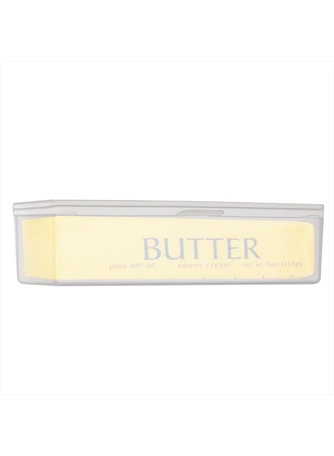 Home-X Single Stick Butter Container - Form Fitting Butter Dish Designed to Hold 1/4 lb of Butter, BPA-free Butter Dish with Lid, Durable Butter Keeper for Home Kitchen Décor - Image 1