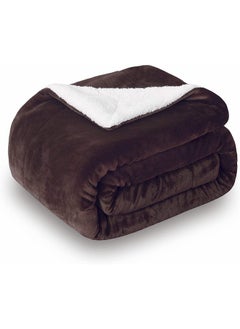 Brandonn New Born Baby Blankets All Season Fluffy 2 Layered Ac Wrapping Sheet Flannel And Sherpa Blanket For Baby Boys And Baby Girls, Toddlers 130 Cm X 105 Cm, (3-24 Months), Skin Friendly, 1 Count  - Image 1