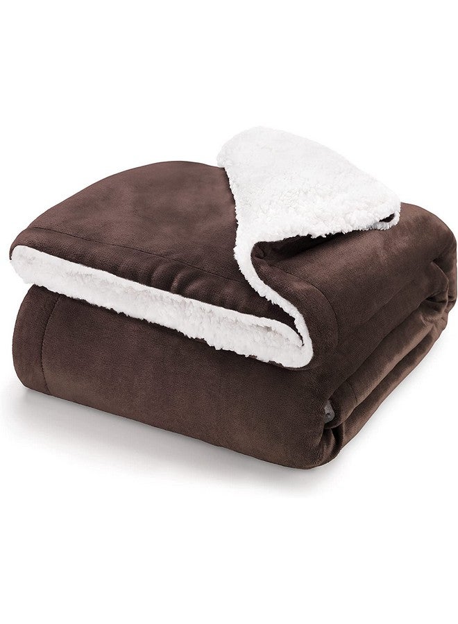 براندون بطانيات أطفال حديثي الولادة، مناسبة لجميع المواسم، مكونة من طبقتين من الفلانيل والشيربا، مناسبة للأولاد والبنات، للأطفال الصغار 130 سم × 105 سم، (3-24 شهرًا)، صديقة للبشرة، عدد 1 - Image 2