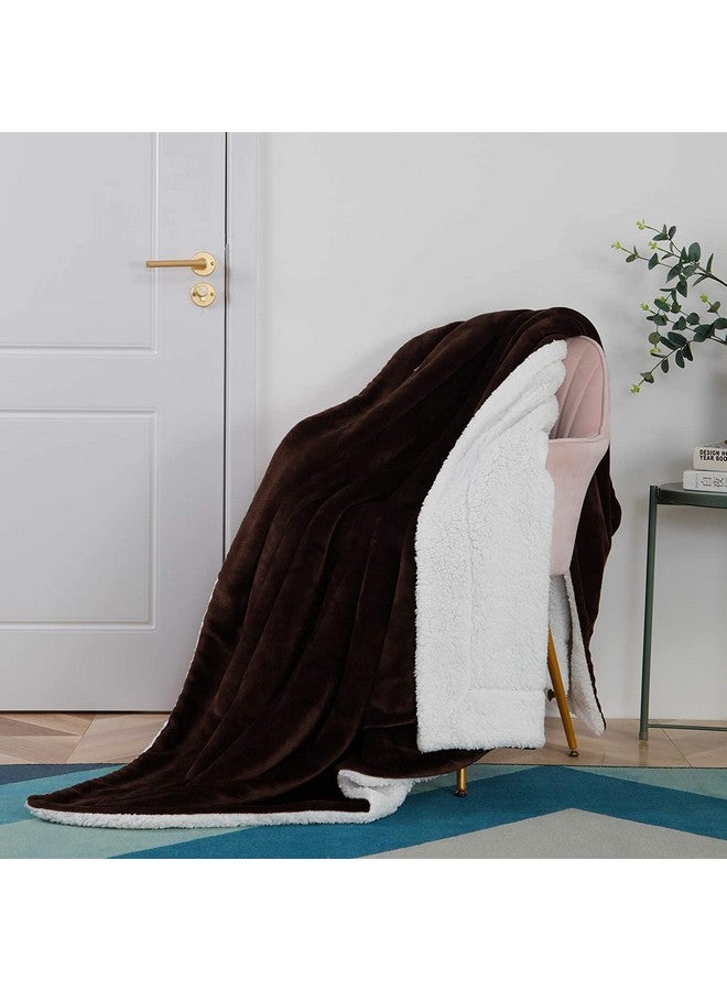 براندون بطانيات أطفال حديثي الولادة، مناسبة لجميع المواسم، مكونة من طبقتين من الفلانيل والشيربا، مناسبة للأولاد والبنات، للأطفال الصغار 130 سم × 105 سم، (3-24 شهرًا)، صديقة للبشرة، عدد 1 - Image 3