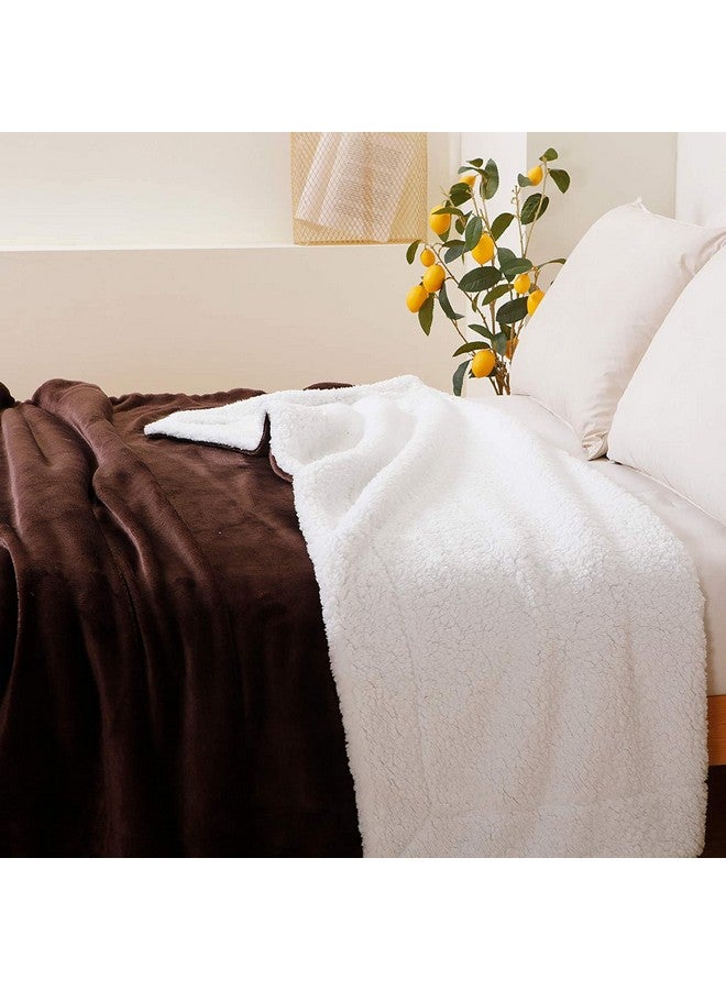 براندون بطانيات أطفال حديثي الولادة، مناسبة لجميع المواسم، مكونة من طبقتين من الفلانيل والشيربا، مناسبة للأولاد والبنات، للأطفال الصغار 130 سم × 105 سم، (3-24 شهرًا)، صديقة للبشرة، عدد 1 - Image 5