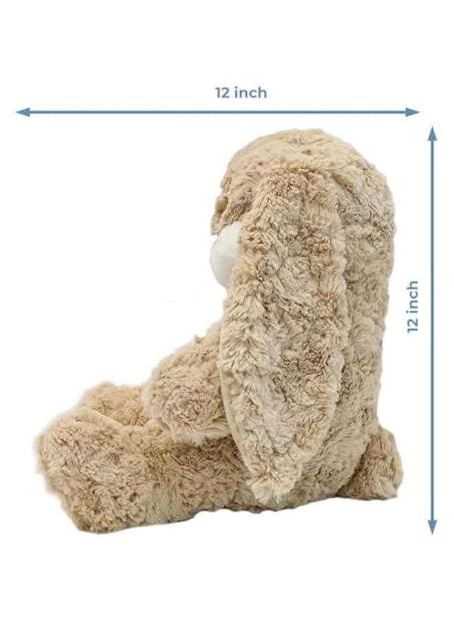Generic - Angry Lop Eared Rabbit Plush,  Brown Bunny Stuffed Animal Cute Bunny Plush Toy Soft Kawaii Bunny plushie for Kids and Adults  Gifts - Image 1