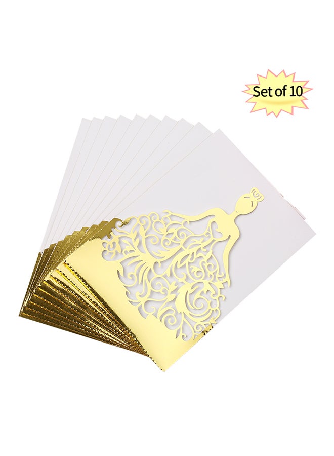 طقم مكون من 10 بطاقات دعوة - Image 1