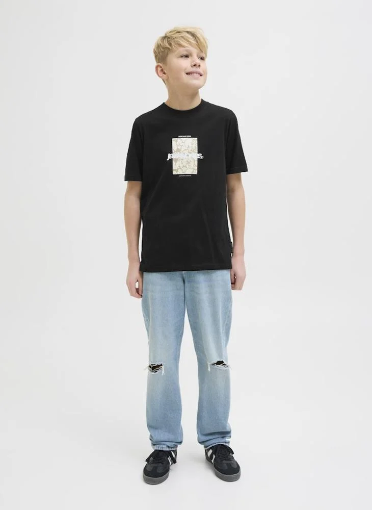 Jack & Jones Junior Kids Logo Crew Neck T-Shirt