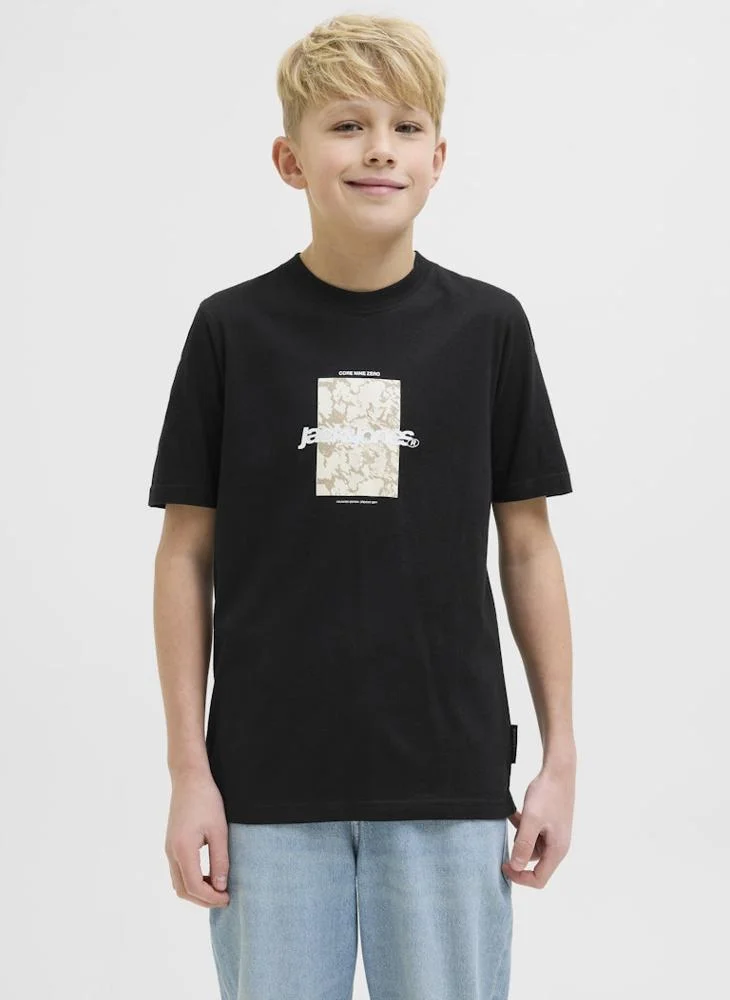 Jack & Jones Junior Kids Logo Crew Neck T-Shirt