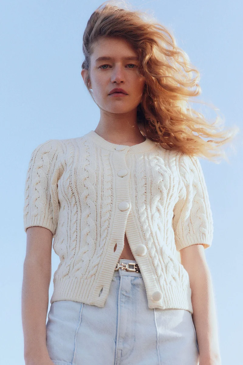 H&M Cable-knit cardigan