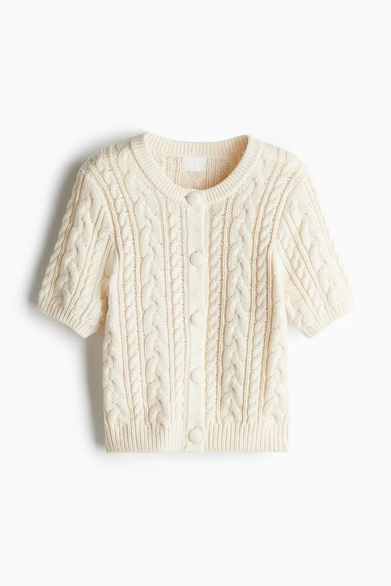 H&M Cable-knit cardigan