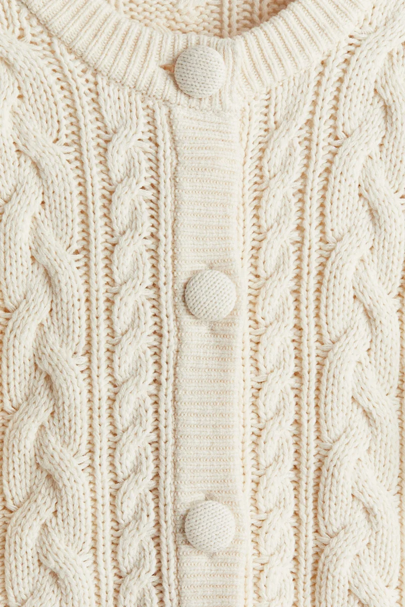 H&M Cable-knit cardigan