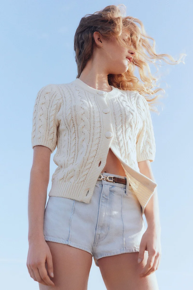 H&M Cable-knit cardigan