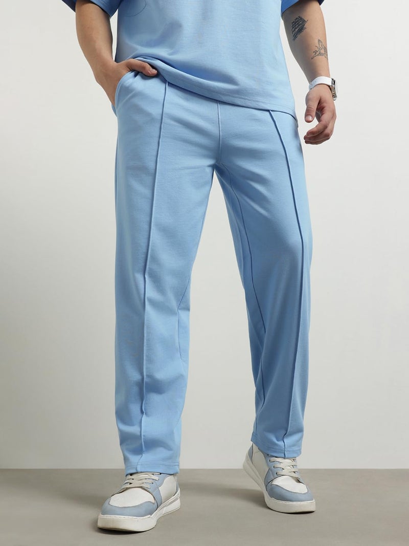 NOBERO Men Solid T-shirt With Joggers - Image 3