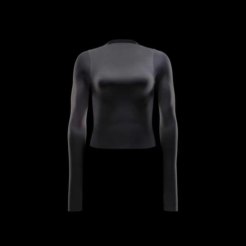 Nike Black Women's Zenvy Dri-FIT Yoga Top for Women | Best Price UAE
