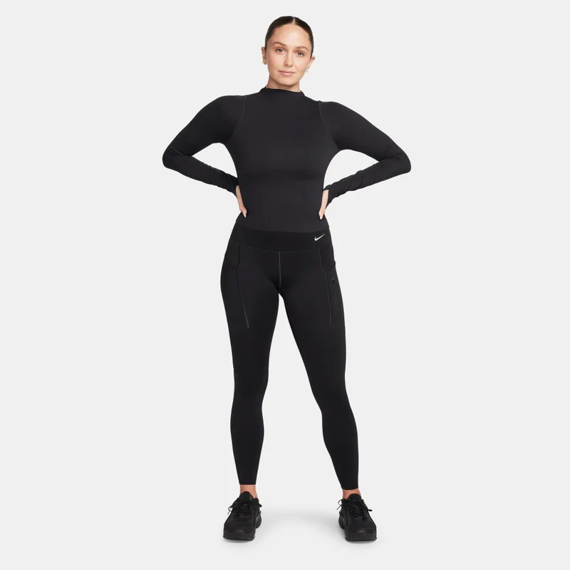 Nike Black Women's Zenvy Dri-FIT Yoga Top for Women | Best Price UAE