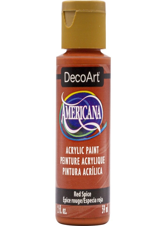 DecoArt Americana Acrylic Color, 2 oz. Bottle, Red Spice