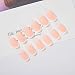 RikView French Tip Press on Nails Medium Fake Nails White Stick on Nails Square Pink Nails for Women - Image 3