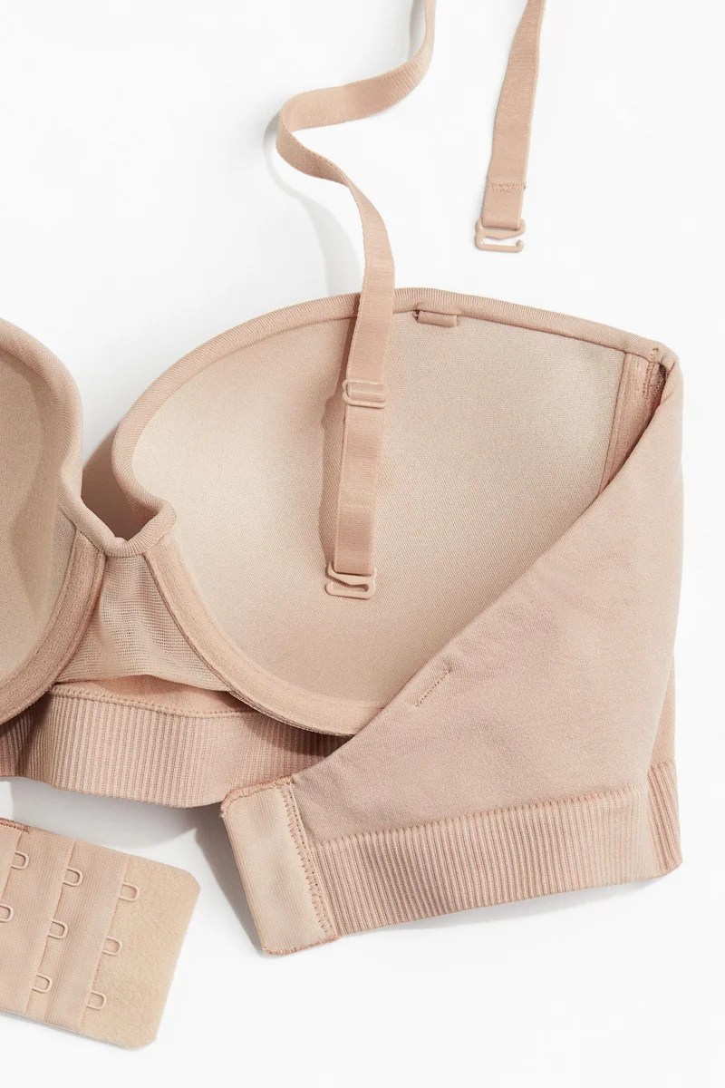 H&M Seamless padded balconette bra