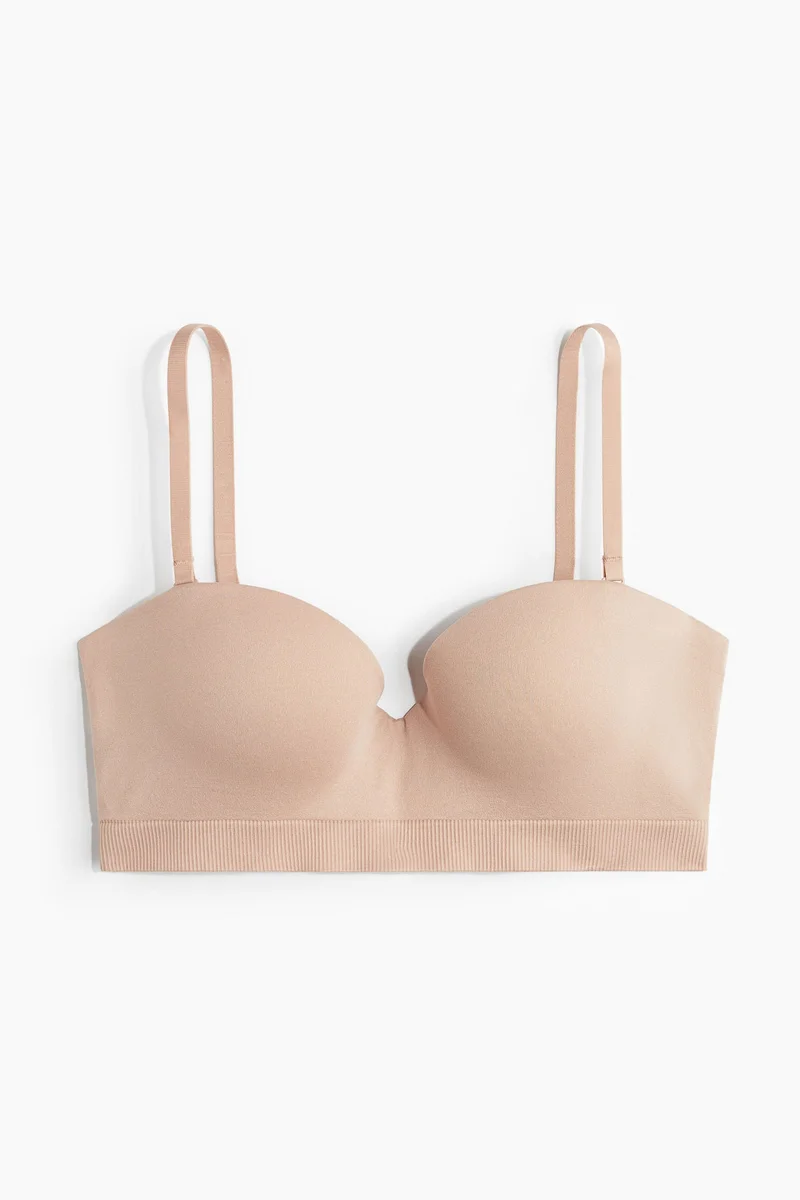 H&M Seamless padded balconette bra