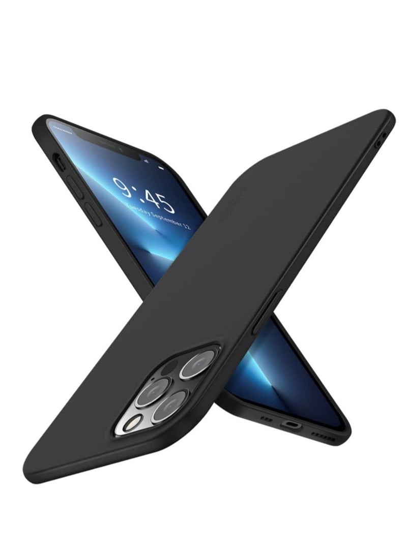 MUNTAQI iPhone 12 Pro Max Case Slim Fit Ultra-Thin [Guardian Series] Soft TPU Matte Finish Coating Phone Cases Lightweight - Image 1