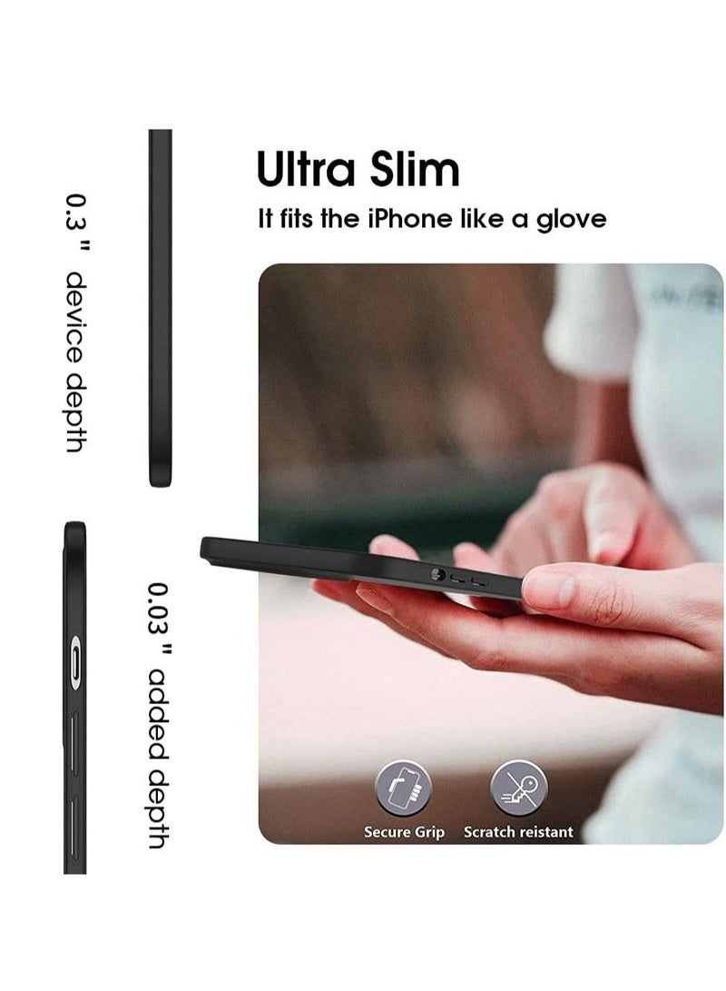 MUNTAQI iPhone 12 Pro Max Case Slim Fit Ultra-Thin [Guardian Series] Soft TPU Matte Finish Coating Phone Cases Lightweight - Image 3
