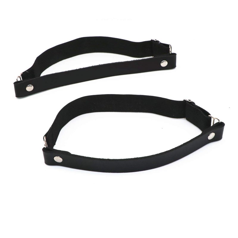 Outman 2Pcs Adjustable Elastic Leather Punk Thigh Garter Belts Leg Rings Leg Garters for Women - Image 5