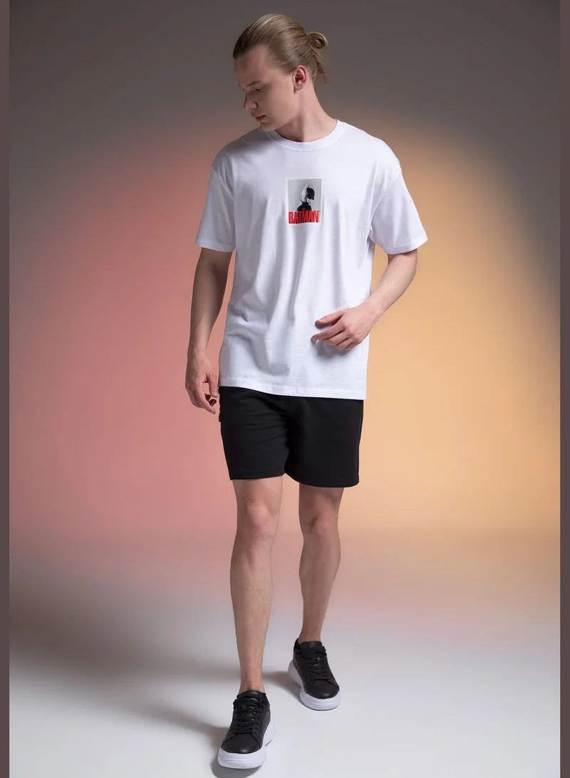 DeFacto Boxy Fit Short Sleeve Batman Print T-Shirt